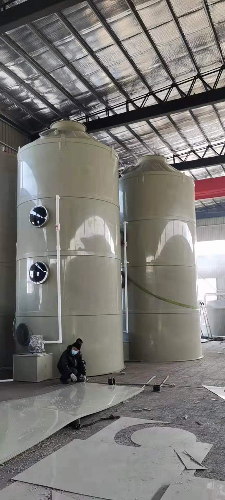 VOC废气处理设备PP喷淋塔厂家新上市